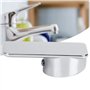 Robinet en Alliage de Zinc Poignée Robinet de Salle de Bain 1 poignée Faible Arc sans Plomb Poignée Unique 50 mm Robinet d'évier