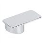 Robinet en Alliage de Zinc Poignée Robinet de Salle de Bain 1 poignée Faible Arc sans Plomb Poignée Unique 50 mm Robinet d'évier