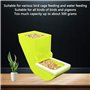 perroquet pour cage à oiseaux - Distributeur d'eau et de nourriture pour oiseaux