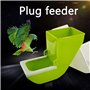 Leikance Mangeoire automatique pour volaille, perroquet pour cage à oiseaux - Distributeur d'eau et de nourriture pour oiseaux