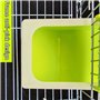 Leikance Mangeoire automatique pour volaille, perroquet pour cage à oiseaux - Distributeur d'eau et de nourriture pour oiseaux