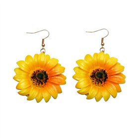 NUOBESTY 1 Paire Décoration De Feuille Boucles D'oreilles Pendantes En Acrylique Boucles D'oreilles Bijoux En Acrylique Clou De