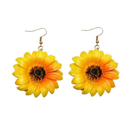 NUOBESTY 1 Paire Décoration De Feuille Boucles D'oreilles Pendantes En Acrylique Boucles D'oreilles Bijoux En Acrylique Clou De