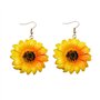 NUOBESTY 1 Paire Décoration De Feuille Boucles D'oreilles Pendantes En Acrylique Boucles D'oreilles Bijoux En Acrylique Clou De