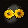 NUOBESTY 1 Paire Décoration De Feuille Boucles D'oreilles Pendantes En Acrylique Boucles D'oreilles Bijoux En Acrylique Clou De 