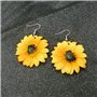 NUOBESTY 1 Paire Décoration De Feuille Boucles D'oreilles Pendantes En Acrylique Boucles D'oreilles Bijoux En Acrylique Clou De 