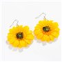 NUOBESTY 1 Paire Décoration De Feuille Boucles D'oreilles Pendantes En Acrylique Boucles D'oreilles Bijoux En Acrylique Clou De 