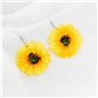 NUOBESTY 1 Paire Décoration De Feuille Boucles D'oreilles Pendantes En Acrylique Boucles D'oreilles Bijoux En Acrylique Clou De 
