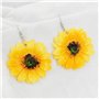 NUOBESTY 1 Paire Décoration De Feuille Boucles D'oreilles Pendantes En Acrylique Boucles D'oreilles Bijoux En Acrylique Clou De 