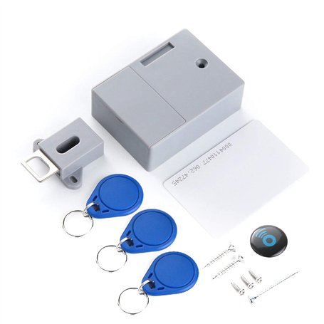 Splenssy Ferme-porte Batterie Capteur de carte IC Tiroir d'armoire Intelligent SmartLock DIY Serrure numérique cachée invisible