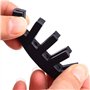 Sourdine en Caoutchouc,Sourdine de Violon Rubber 4/4 Practice Mute for Violin - Noir