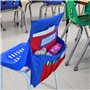 Organisateur de dossier de siège - Sacs à dos de chaise pour salle de classe,Poche de rangement pour dossier de siège – Maison, 