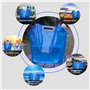 2 pièce Réservoir d'eau Pliable avec Robinet et Couvercle, 5L Bidon d'eau Flexible Sac d'eau Pliable, Bidons Eau Pliables Poche 