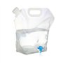 2 pièce Réservoir d'eau Pliable avec Robinet et Couvercle, 5L Bidon d'eau Flexible Sac d'eau Pliable, Bidons Eau Pliables Poche 