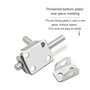CYIOU 2 Pcs Loquet Porte Targette Acier Inoxydable Mini Verrou de Baie Coulissante Convient aux portes de jardin fenêtres entrep