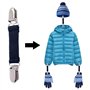 4 Pcs Clips Cardigan Elastique Chandail Clip Cardigan Pince Cardigan Pour Femmes Hommes Enfants