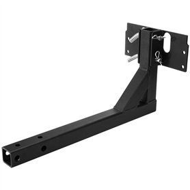 Racewill Support de tube de récepteur en acier au carbone robuste de 5