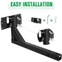 Racewill Support de tube de récepteur en acier au carbone robuste de 5,1 cm pour épandeur de diffusion ATV Seeder