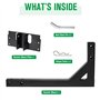 Racewill Support de tube de récepteur en acier au carbone robuste de 5,1 cm pour épandeur de diffusion ATV Seeder