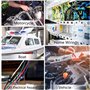 Joints de fil soudés et scellés CTRICALVER, 50 joints bout à bout thermorétractables étanches, bornes de fil, joints bout à bout