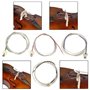 Zetiling Corde pour contrebasse, Accessoire pour Instrument de Musique Professionnel pour Cordes de contrebasse en Acier