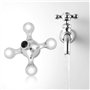 Poignée de Robinet en cuivre Forme de Club poignée de Robinet d'eau de Salle de Bain pour la Cuisine Salle de Bain à Domicile