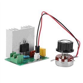 Contrôleur de Vitesse de Moteur à Courant Alternatif AC 0-220V 4000W 40A régulateur de Tension LED gradateurs composant électron