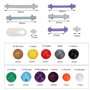 Hztyyier 267Pcs Modele Moleculaire, Kit Molécules Chimie Organique et Inorganique Ensemble Kit de Structure Atome Lien Modèle Dé
