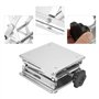 Support 150 * 150 * 250mm d'ascenseur de Ciseaux de Table de Support de Laboratoire de Plate-Forme de Laboratoire d'acier Inoxyd