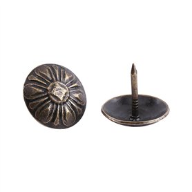 Décoratif Clou， Rembourrage élégant Vintage Clous En Métal Tags Meuble Canapé Chaussure Porte Décoratif Clou(Daisy Nail 10 * 14m