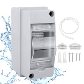 Coffret Electrique Etanche Exterieur 2 Modules Coffret Etanche Boitier Etanche Electrique Boîte à Fusibles Exterieur Boîtier Ele