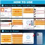 60 Pièces NFC Tag NFC Puce NFC Sticker Autocollant D'Étiquette NFC de 504 Octets Ntag 215 Programmable 25mm pour Tous Les Téléph