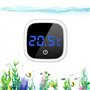 Thermomètre Aquarium Thermometre Aquarium Eau Douce Mini Thermomètre D'Aquarium Eau de Mer LED Capteur de Température Haute Préc