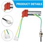 Lot de 8 bougies de préchauffage diesel - 12 V - 2 kW - 5 kW - En céramique - Bougies de préchauffage - Kit de réparation de bou