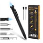 LDERFIV Stylo Multifonction 12 en 1 - Cadeau Homme pour Fête des Pères
