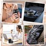 LDERFIV Mug Isotherme,13oz/380ml Thermos Café, Acier Inoxydable sous vide Anti-fuite Gobelet de Voyage avec Couvercle, Réutilisa