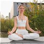 V2 Lot de 2 chaînes respiratoires en acier inoxydable pour sevrage du tabagisme Sans fumée Chaîne respiratoire pour arrêter de f