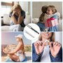 V2 Lot de 2 chaînes respiratoires en acier inoxydable pour sevrage du tabagisme Sans fumée Chaîne respiratoire pour arrêter de f
