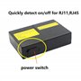 SHANFEILU Testeur de câble réseau RJ45 RJ11 RJ12 UTP Ethernet LAN Câble téléphonique Testeur multifonction Outil de mise en rése