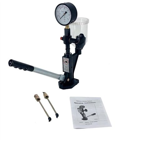 Cozyel Pompe à Tarer Les Injecteurs 600 Bar Testeur d‘injecteur de buse Diesel avec Manomètre