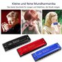 Lot de 2 Harmonica diatonique pour enfants - Harmonica diatonique à 10 trous - Harmonica major blues - Harmonica pour enfants - 