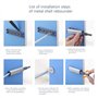 10 PCS Push to Open Aimant Poussoir Porte Placard Loquet Magnetique,Tampon Amortisseur,Ouvre et Ferme avec Pression pour La Port