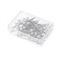 Lot de 200 épingles à perles artificielles - Tête droite - Blanches - Pour mariage - Avec tête perlée - Grandes épingles rondes 