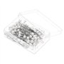 Lot de 200 épingles à perles artificielles - Tête droite - Blanches - Pour mariage - Avec tête perlée - Grandes épingles rondes 