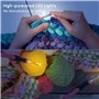 HEEPDD Ensemble d’Aiguilles à Tricoter, Kit de Crochets à Tricoter à Tisser Rechargeables par USB de 2,5 à 6,5 mm USB avec étui 