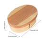 TOPINCN Box Lunch Containers Élégant Boîte À Japonaise Traditionnelle avec des Baguettes en Bois-Sushi