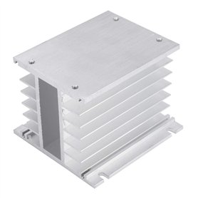 Dissipateur de chaleur en aluminium Dissipation SSR pour relais statique triphasé Dissipateur thermique en alliage d'aluminium t