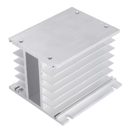 Dissipateur de chaleur en aluminium Dissipation SSR pour relais statique triphasé Dissipateur thermique en alliage d'aluminium t