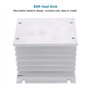 Dissipateur de chaleur en aluminium Dissipation SSR pour relais statique triphasé Dissipateur thermique en alliage d'aluminium t