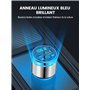 Mohard Transmetteur FM Bluetooth 5.3, Tout Métal Bluetooth Voiture, Chargeur Rapide de Voiture PD30W Type C+QC3.0, Adaptateur Bl